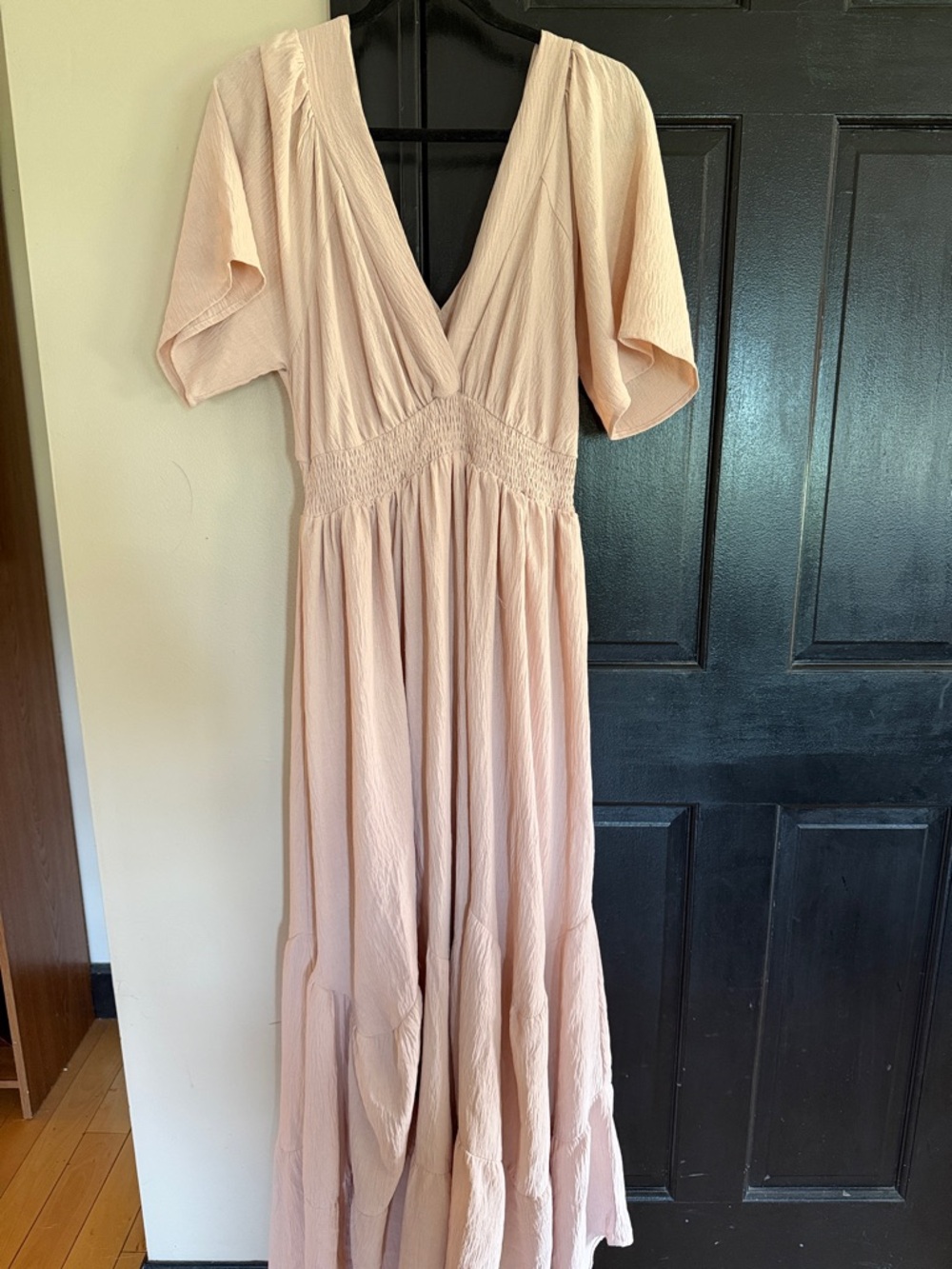 Baltic Born Blush V‑Neck Maxi Dress
